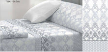 Cargar imagen en el visor de la galería, Sabana tolrá gris arabescos