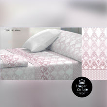 Cargar imagen en el visor de la galería, Sabana tolrá rosa arabescos